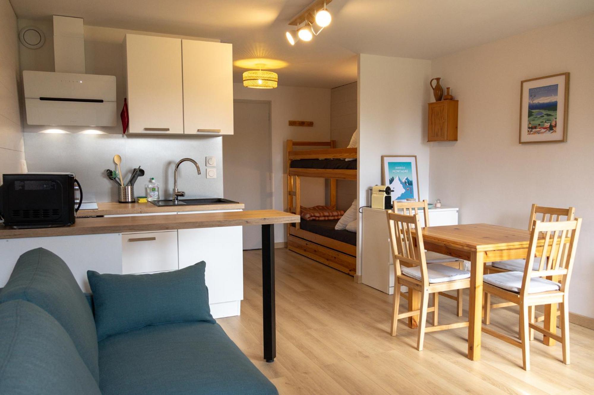 Chaleureux Appartement Avec Balcon Au Coeur Des Rousses Les Rousses Bagian luar foto